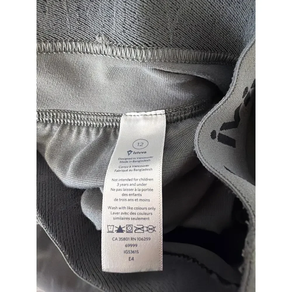 Ivivva Dance Studio Pant Gray 14